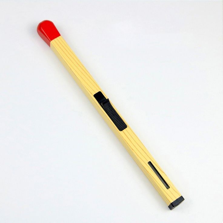 Matchstick-Shaped Refillable Butane Gas Lighter – Long Handle Kitchen, Candle & BBQ Igniter
