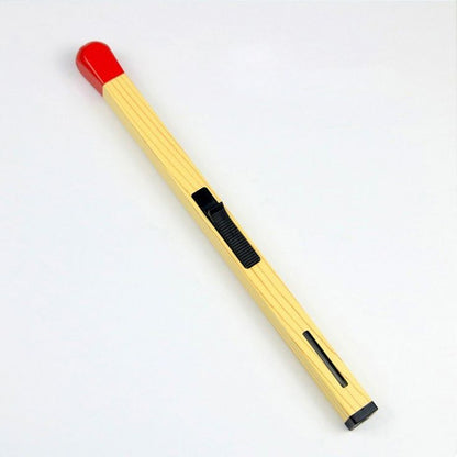 Matchstick-Shaped Refillable Butane Gas Lighter – Long Handle Kitchen, Candle & BBQ Igniter